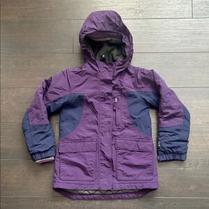Land’s End Squall jacket size Small (7-8) purple